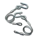 Tie Down Engineering 59539 Class III Hitch Cables - Galvanized