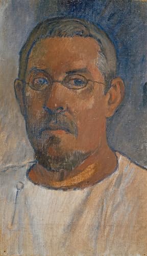 Tableau autoportrait de Paul Gauguin impression sur toile 60x90cm decoration murale