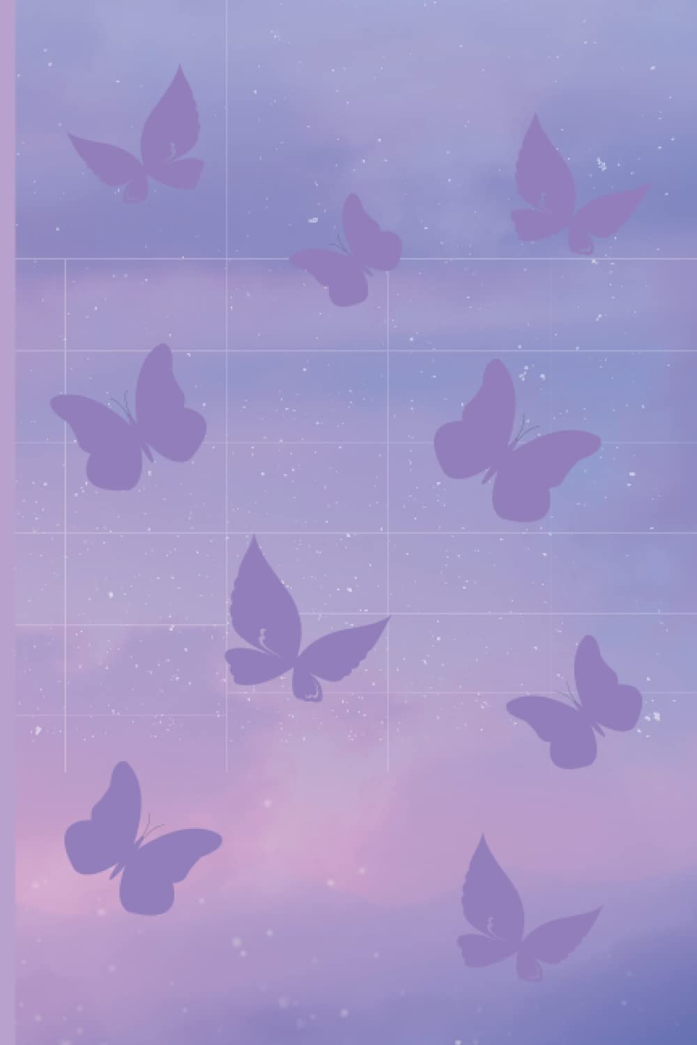 Purple Butterfly Notebook: Aesthetic Purple Butterfly Notebook Journal, Purple Notebook For Girls And Women, Sky Notebook Gift For Butterfly Lovers
