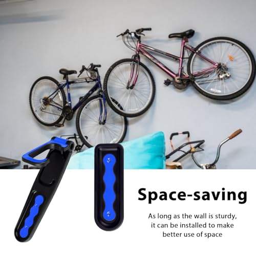 Soporte de almacenamiento para bicicletas plegable que elimina el desorden en casa 3