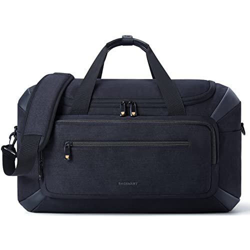 Bluboon Weekender Duffel Bag | Oversized Carry On Travel Bag With Shoe Compartment, Waterproof Oxford, 42L