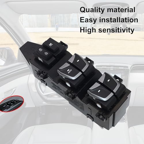 Image of SecosAutoparts Front Door Power Window Switch Compatible with Hyundai Santa Fe Santa Fe Sport 2012 2013 2014 2015 2016 2017 2018# 93570-2W000 935702W000
