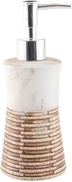 Soap Dispenser Ceramic Push Lotion Bottle 280ML Hotel Bathroom Soap Dispenser Household Dispenser Bottle Soap Dispenser for Kitchen & BathroomBrown