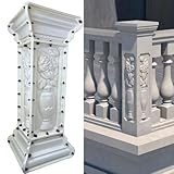 DIYUNIMOULD 38.18' Height Heavy Duty Pillar Concrete Molds for Balcony - Reusable Thickened Cement Casting Mould, Concrete Baluster & Column Forming Molds