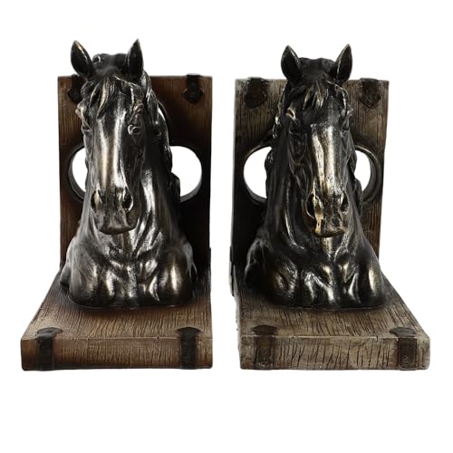 Serre-livres cheval rétro idée cadeau idéal pour passionné de lecture