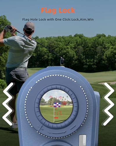 Golf Rangefinder with Slope and Vibration