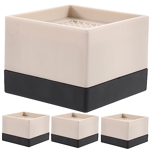 CIYODO Pcs Anti-Slip Bed Frame Risers Heavy Duty Mattress Lifters for Extra Tall Beds