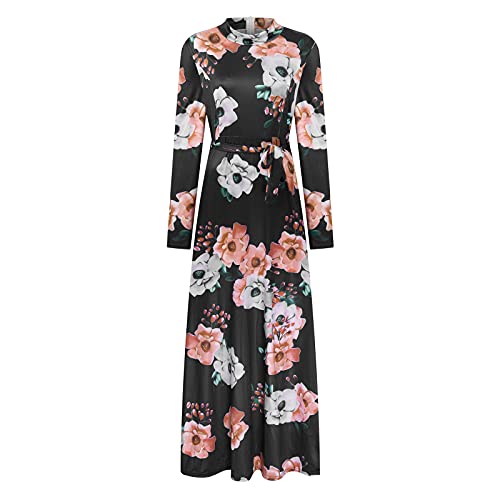 Preto para menina adolescente verão outono gráfico maxi longo brunch bandage vestidos femininos 2023