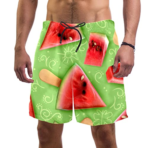 Maillots de bain hommes pastèques : fini le short mouillé avec le séchage rapide