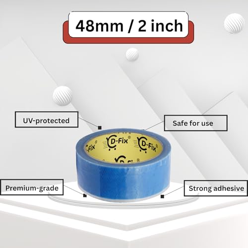Image of D-fix Bopp Flip kart Branded Printed Packaging Tape 65 Meters in Length 48mm / 02 inch Width - 3 Roll Per Pack Suitable for E-commerce Packaging Material for Small Business