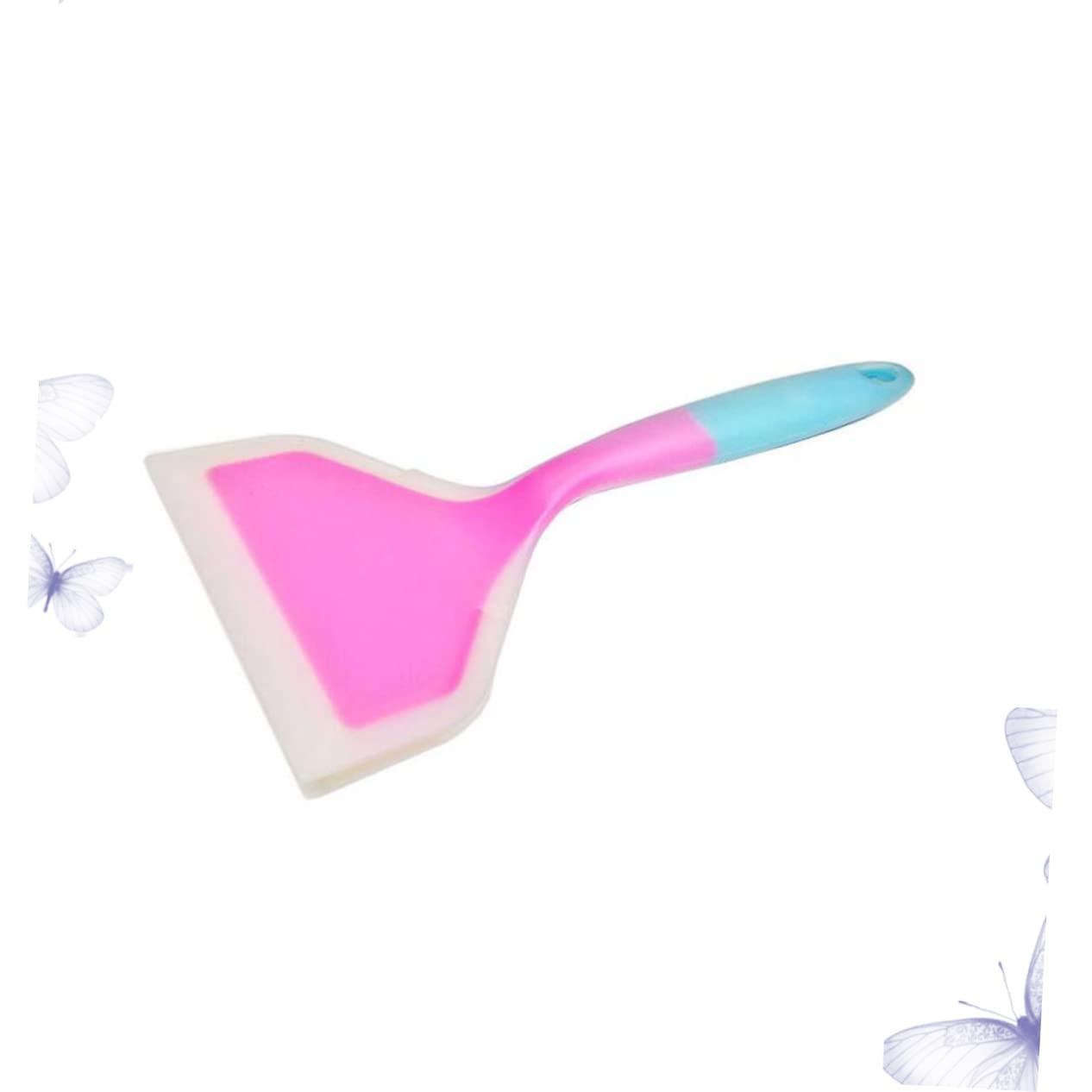 PRETYZOOM Non-stick Pan Cooking Spatula Silicone Turner Dishwasher Safe Perfect for Frying Pans Cookware