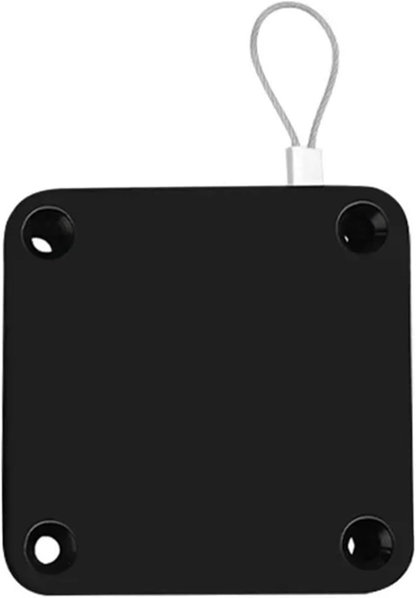 Punch-Free Sensor Door Closer Adjustable Surface Stop Bracket Pull Cord for Residential Commercial(Black 1200g Force)