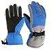 Gants Acrylique Imperméable Coupe-Vent School Boy Girls Gants Chauffants Bleu