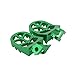 AnXin Foot Pegs Pedals Rest Footpegs CNC For KX125 KX250 1997-2001 1997 1998 1999 2000 2001 Motorcycle Dirt Pit Bike Green