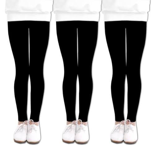 Image of LUOUSE Girls' Leggings Full Length Comfy Pants Trousers 4-13 Years