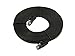 Monoprice Cat5e Ethernet Patch Cable - 20 Feet - Black | Network Internet Cord - RJ45, Flat,Stranded, 350Mhz, UTP, Pure Bare Copper Wire, 30AWG