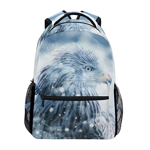 Ahomy mochila escolar para adolescentes y niñas  de viaje con águila de pájaro  bolsa