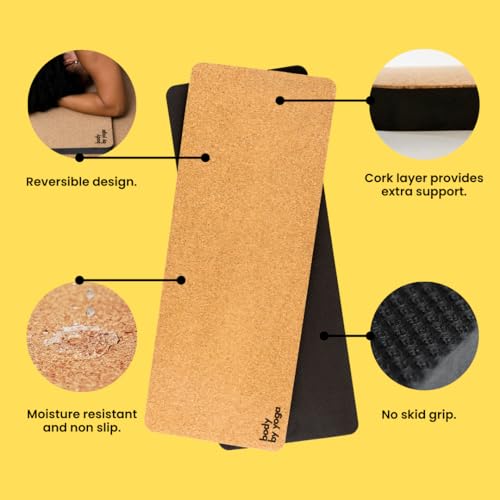 Image of Premium Yoga Knee Pad Cushion - Extra Thick Support for Knees, Elbows & Headstands | All the Comfort of an Extra Thick Yoga Mat with the Stability You Need for Standing Poses | Reversible Non-Slip Grip | Ideal for Yoga & Pilates Knee Pads