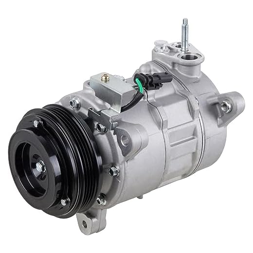 AC Compressor & A/C Clutch For Chevy Silverado GMC Sierra 1500 Pickup 4.3L V6 2014 2015 2016 - BuyAutoParts 60-03828NA New