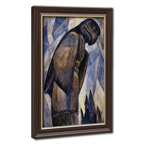 Tableau Big Eagle Emily Carr impression toile haut de gamme 50x76 cm encadré