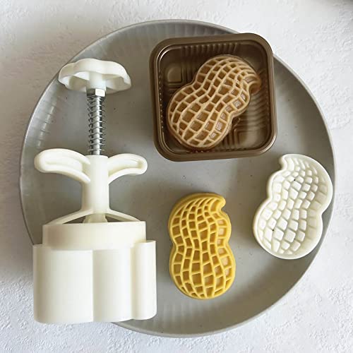 Molde con sello de maní para repostería y decoración miniatura 3