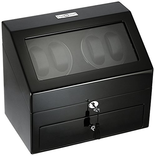 Diplomat 34-512 Led Lit Wood Watch Winder #TOP20