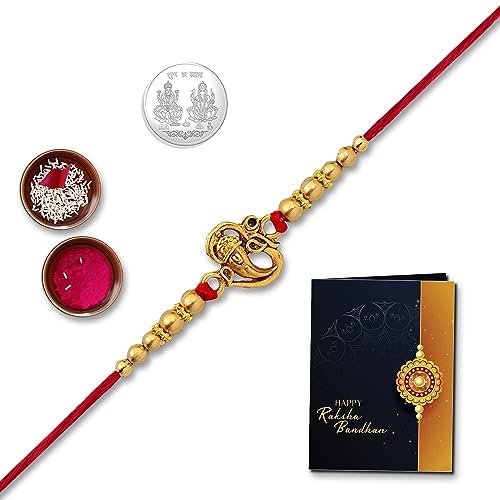 Oblivion Rakhi for Brother (Set of 4) – Silver Color Stylish Bracelet Rakhi for