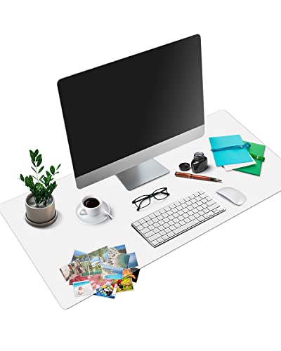 Schreibtischunterlage Transparent, BROTOU Rutschfeste Schreibunterlage | 90 x 40 cm | Wasserdicht | Runde Kanten Desk Mat Multifunktionale Schreibtischmatte für Büro und Zuhause Cover