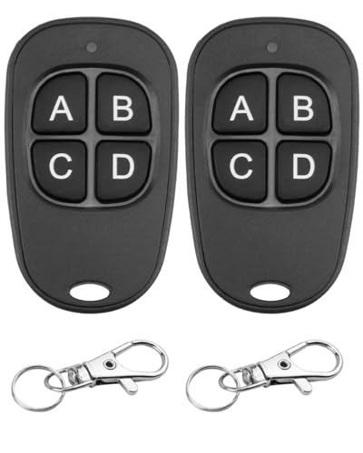 2 Pièces Telecommande Universelle Portail 433.92 Mhz, Clonage Garage Porte