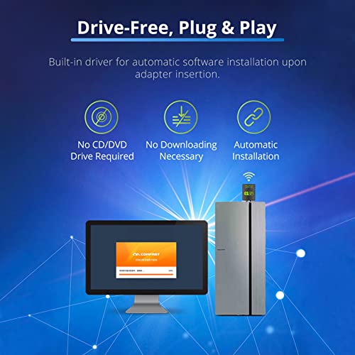Adaptador USB WiFi Bluetooth compatible con Windows 10 y ordenadores antiguos 4
