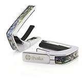 タリア カポ Thalia Capos Exotic Shell Series/DRAGON ABALONE カポタスト ギター 12インチフレッドパッド付属 (Chrome/DRAGON ABALONE)
