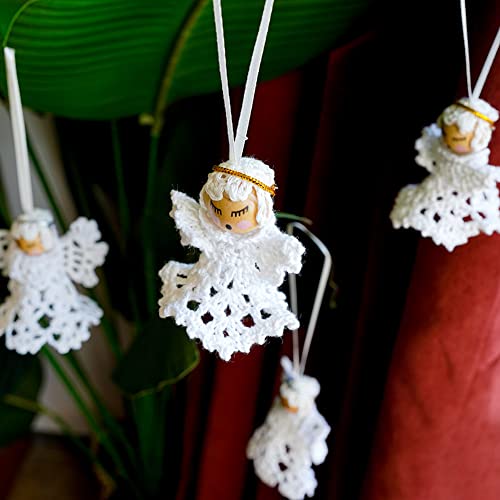 Christmas Angel Ornaments, 6 Homemade Christmas Angel Ornaments For Birthday Parties, Baby Showers, Wedding Party Commemorative Gifts #TOP5