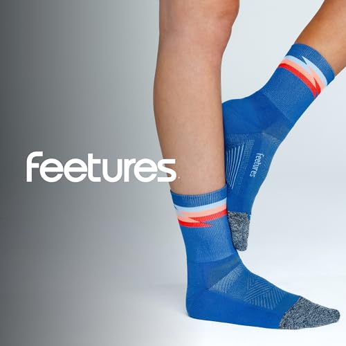 Image of Feetures Elite Light Cushion Mini Crew Sock - Sport Sock with Targeted Compression