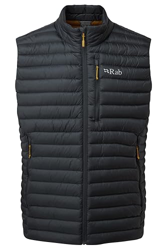 Rab Men's Microlight Vest - 700-Fill Lightweight Down Gilet for Hiking & Skiing