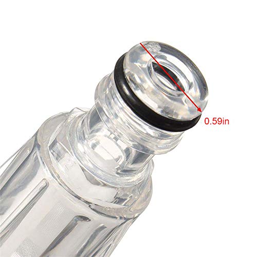 Xindream 6Pcs Garden Hose Water Filter Clear Plastic Pressure Washer Inlet Filter Washer Inlet Filter Hose Inlet Filter Water Filter For Garden Accessories #TOP2