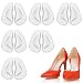 Madholly 6 Pairs Gel Arch Support Shoe Insert for Flat Feet, Transparent Adhesive Stick On Arch Support Pad for Women and Men