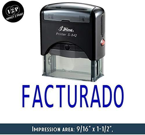 Tampons personnalisés bureau Shiny S-842 empreinte caoutchouc FACTURADO