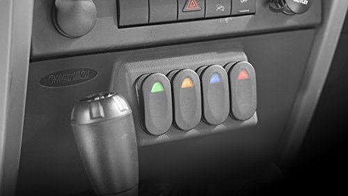 Panel de interruptores bajo para JK 07-10 Rugged Ridge 17235.85 con kit de control 2
