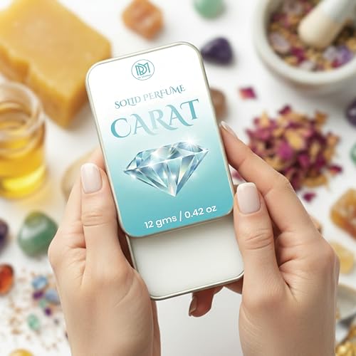 Image of Dr.Mashur Solid Perfume |pineapple&Carat Alcohol Free Wax Perfume Balm, Long Lasting | Pocket Tin 12g, Pack Of 2| Non Greasy Smooth Glide, Travel Friendly Men And Women