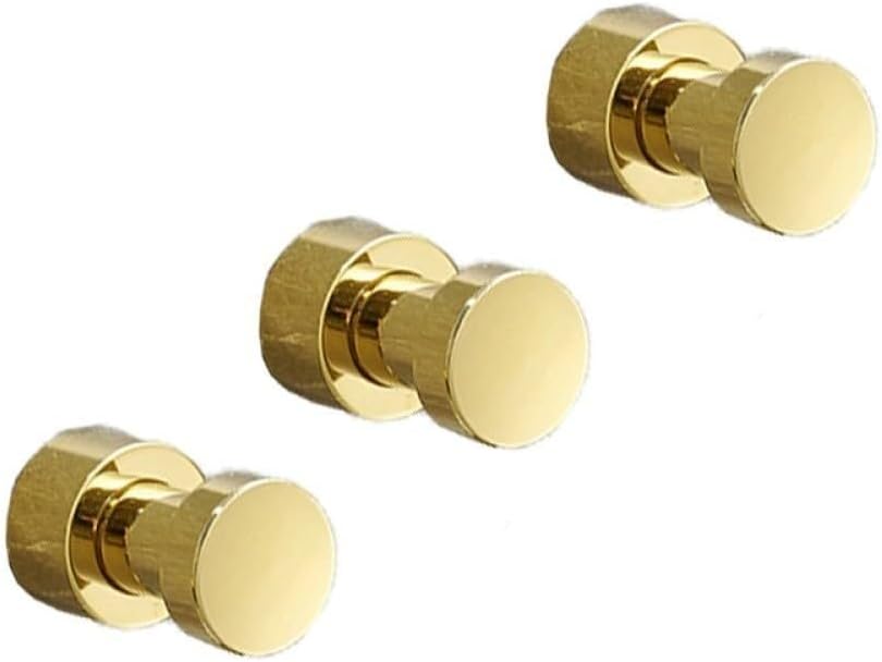 Brass Robe Hook Grey Towel Coat Hanger, Rustproof Key Rack for Bathroom, Bedroom, Kitchen, Household Decoration(1PCS)