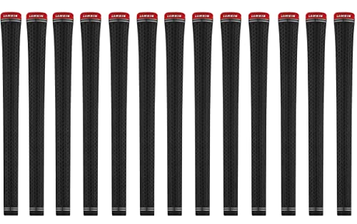Lamkin Crossline Black 360 Golf Grip Bundle (13 Piece), Standard
