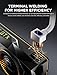 AsiaHorse Hydrus-8PIN GPU PSU Extension Cable ARGB Light, Copper Wire Power Extension Cable Integrated Minimalist Design, 2000W Power (Whole Set), PC Power Cord for GPU Cable Management & DIY
