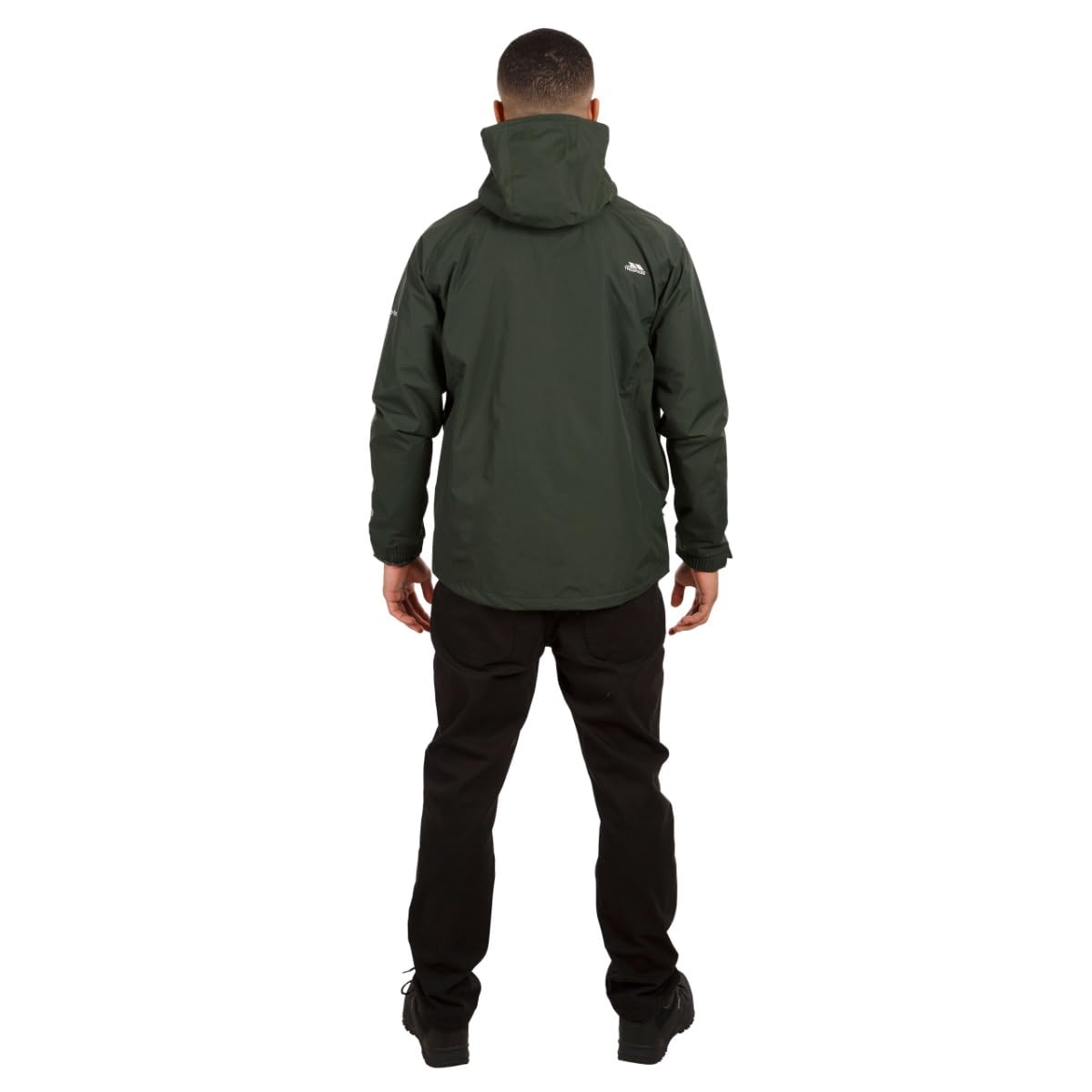 Trespass Edwards Ii Chaqueta impermeable para lluvia/exteriores con capucha oculta Hombre