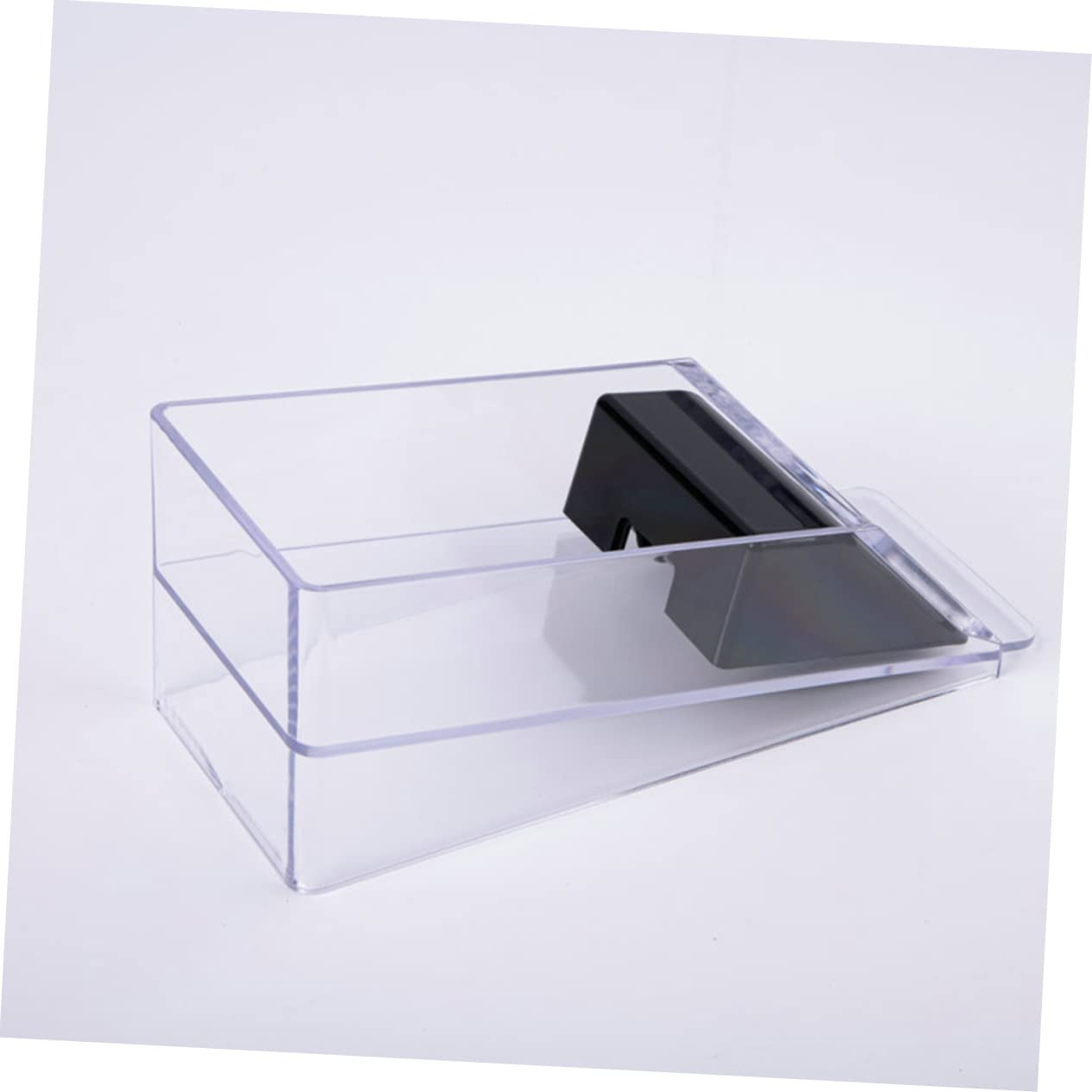 Distributore di Carte da Gioco Portatile 1 Pz in Acrilico | Uso per Scacchi e Giochi di Famiglia, Struttura Heavy-duty Bordi Arrotondati, Finitura Resistente