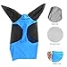 1pc Guard Horse Fly Mesh Face with Ears Comfort Elasticity Soft Sun Protection Lightweight for Horse(Grey)