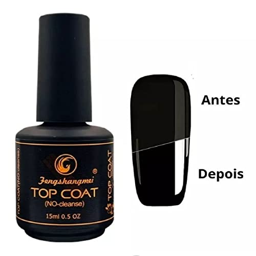 Selante Top Coat Fengshangmei Porcelana Pretinho Do Poder