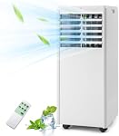 DORTALA Portable Air Conditioners 8000 BTU | 250 Sq. Ft | Portable AC Unit with Cool, Fan & Dehumidifier | Remote, 24H Timer, Sleep Mode | Installation Kit