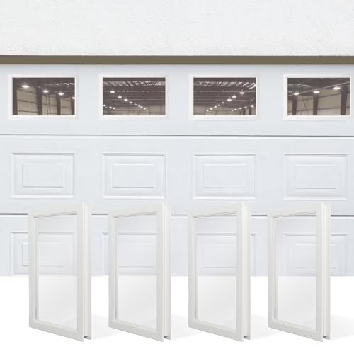 NeatiEase 4 Pcs Garage Door Windows
