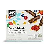 365 Everyday Value Pork & Maple Breakfast Sausage Links, (approximately 10 links), (Frozen), 7 oz