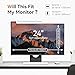 [2 Pack] 24 Inch Computer Privacy Screen for 16:9 Aspect Ratio Widescreen Monitor, Eye Protection Anti Glare Blue Light Computer Monitor Privacy Filter, Removable Anti-Scratch 24in Protector Film